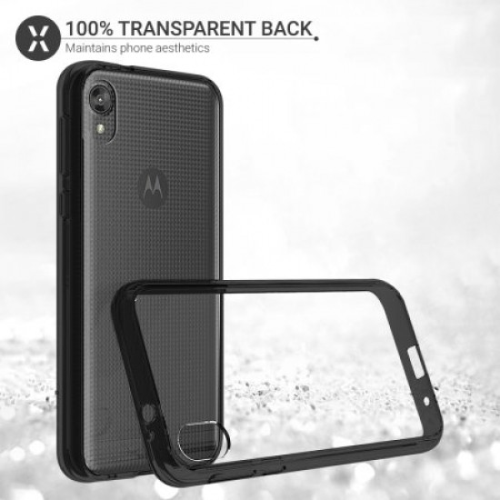 Olixar ExoShield Tough Snap-on Motorola Moto E6 Case - Black