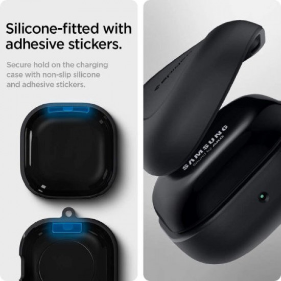 Spigen Samsung Galaxy Buds Pro Earphones Silicone Case - Black Spigen Samsung Galaxy Buds Pro Earphones Silicone Case - Black