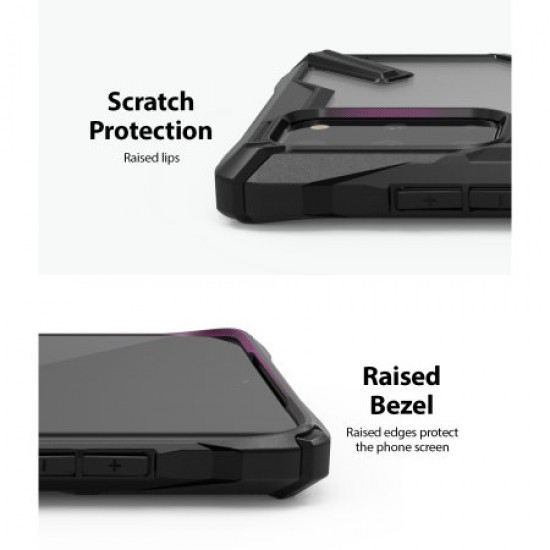 Ringke Fusion X Samsung Galaxy S20 Plus Tough Case - Black