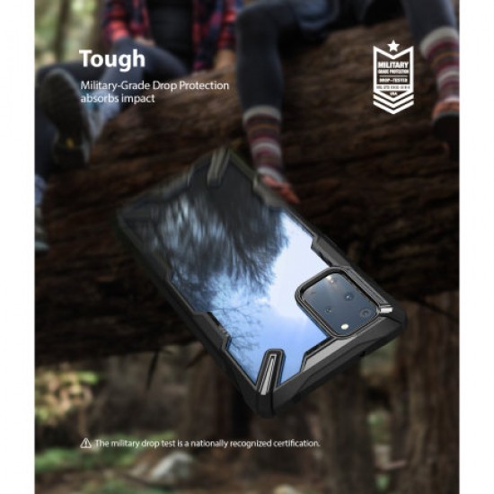 Ringke Fusion X Samsung Galaxy S20 Plus Tough Case - Black
