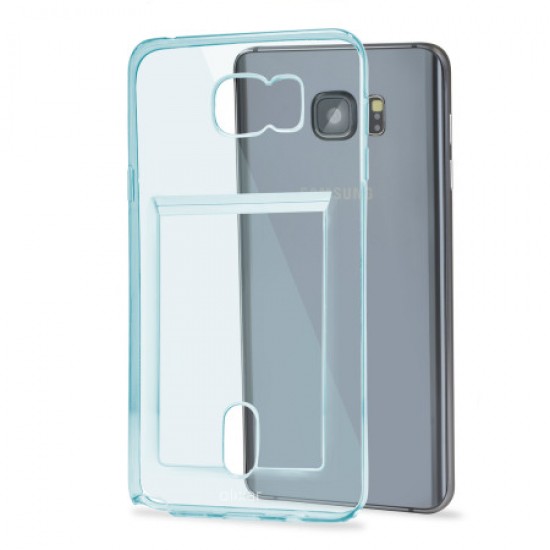 FlexiShield Slot Samsung Galaxy Note 5 Gel Case - Blue Tint