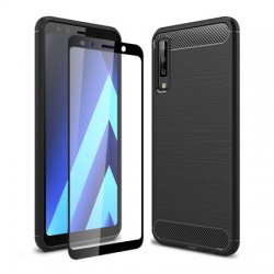 Olixar Sentinel Samsung Galaxy A7 2018 Case & Glass Screen Protector