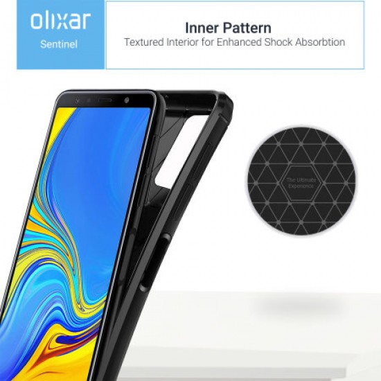 Olixar Sentinel Samsung Galaxy A7 2018 Case & Glass Screen Protector