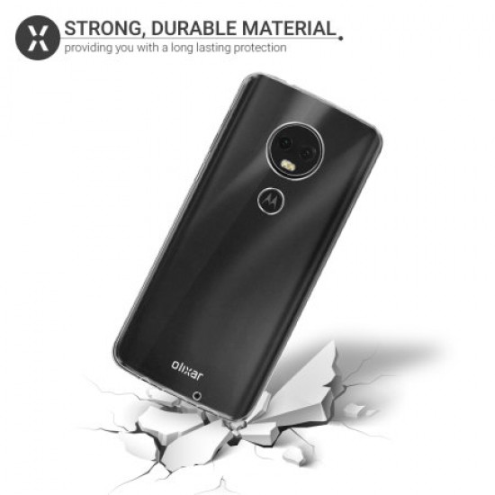 Olixar FlexiShield Motorola Moto G7 Gel Case - Clear