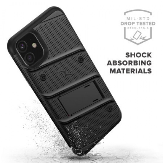 Zizo Bolt Series iPhone 11 Tough Case & Screen Protector - Black