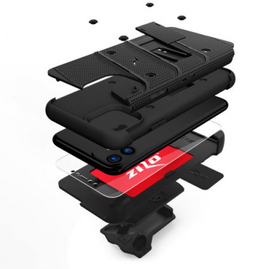 Zizo Bolt Series iPhone 11 Tough Case & Screen Protector - Black