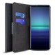 Olixar Sony Xperia 5 II Leather-Style Wallet Stand Case - Black