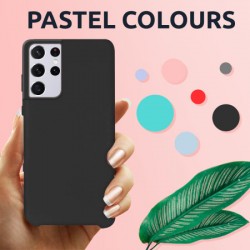 Olixar Samsung Galaxy S21 Ultra Soft Silicone Case - Black