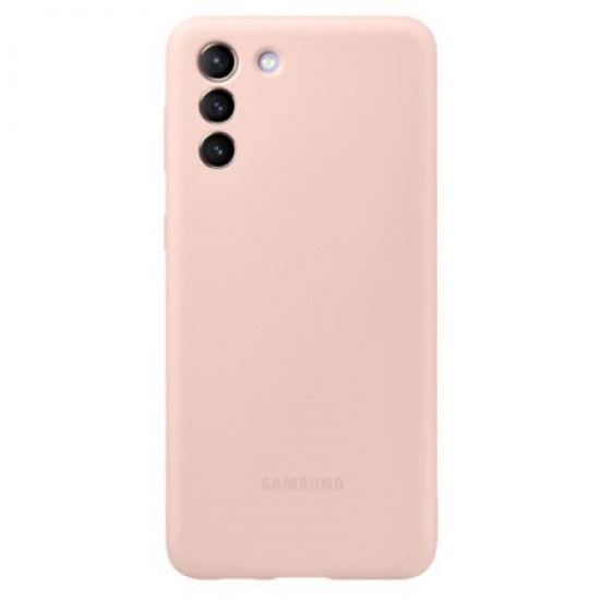 Official Samsung Galaxy S21 Silicone Cover Case - Pink