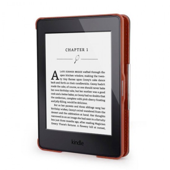 Olixar Leather-Style Kindle Paperwhite 3 / 2 / 1 Case - Brown