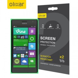 Olixar Nokia Lumia 735 Screen Protector 2-in-1 Pack