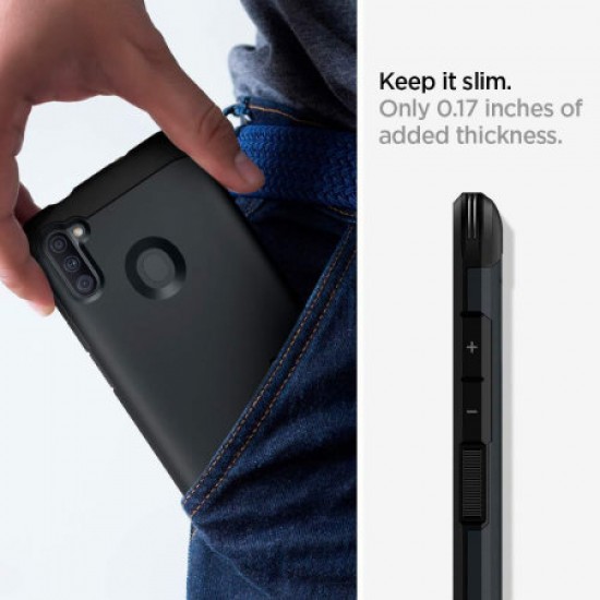 Spigen Tough Armor Samsung Galaxy A11 Case - Metal Slate