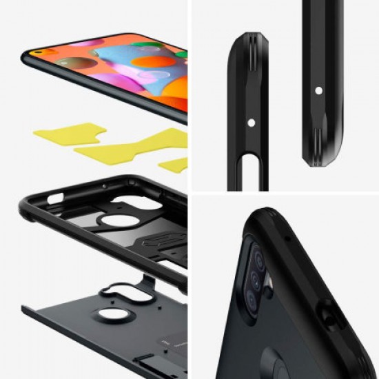 Spigen Tough Armor Samsung Galaxy A11 Case - Metal Slate