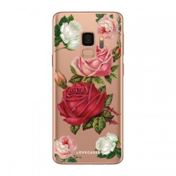 LoveCases Samsung S9 Plus Roses Clear Phone Case
