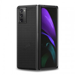 Olixar Carbon Fibre Samsung Galaxy Z Fold 2 5G Case - Black