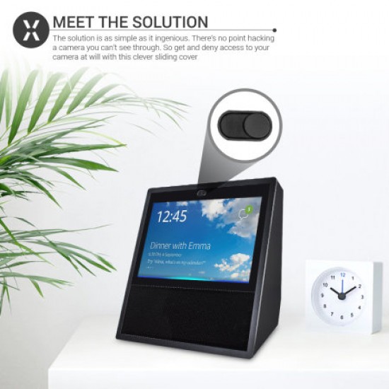 Olixar Anti-Hack Webcam Cover for Amazon Echo Show 5 - 3 Pack