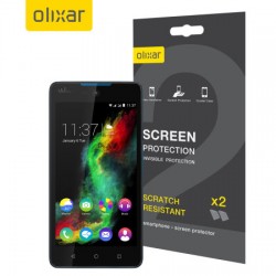 Olixar Wiko Rainbow Lite 4G Screen Protector 2-in-1 Pack