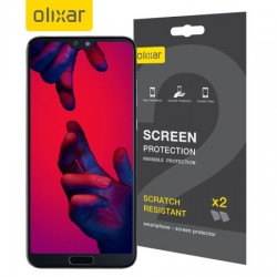 Olixar Huawei P20 Pro Film Screen Protector 2-in-1 Pack