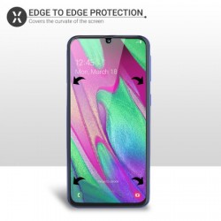 Olixar Samsung Galaxy A40 Film Screen Protector 2-in-1 Pack