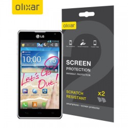 Olixar LG Spirit 4G Screen Protector 2-in-1 Pack