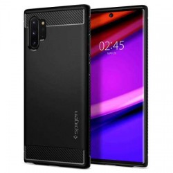 Spigen Rugged Armor Samsung Galaxy Note 10 Plus Case - Matte Black
