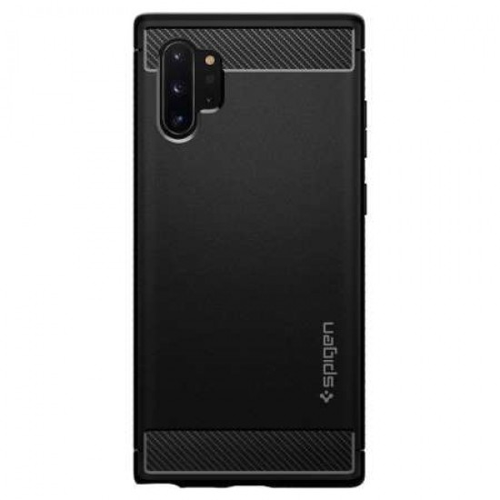 Spigen Rugged Armor Samsung Galaxy Note 10 Plus Case - Matte Black