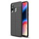 Olixar Attache Samsung Galaxy A8S Leather-Style Case - Black