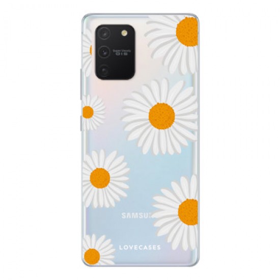LoveCases Samsung Galaxy S10 Lite Daisy Clear Phone Case LoveCases Samsung Galaxy S10 Lite Daisy Clear Phone Case