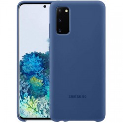 Official Samsung Galaxy S20 Silicone Cover Case - Navy