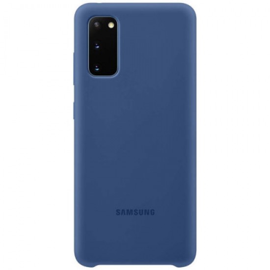 Official Samsung Galaxy S20 Silicone Cover Case - Navy