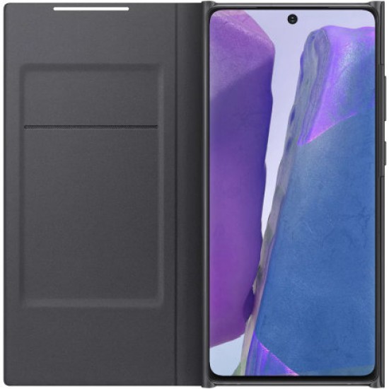 Official Samsung Galaxy Note 20 LED View Cover Case - Mystic Black