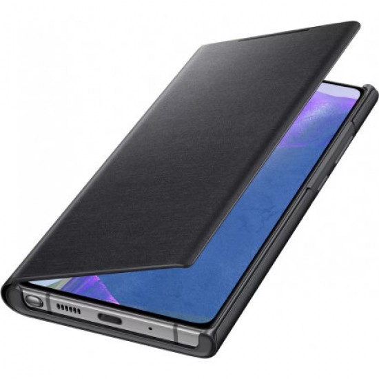 Official Samsung Galaxy Note 20 LED View Cover Case - Mystic Black