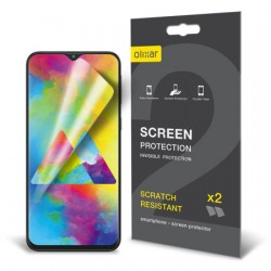 Olixar Samsung Galaxy M20 Film Screen Protector 2-in-1 Pack