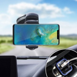 Olixar DriveTime Huawei Mate 20 Pro Car Holder & Charger Pack