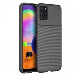 Olixar Carbon Fibre Samsung Galaxy A31 Case - Black