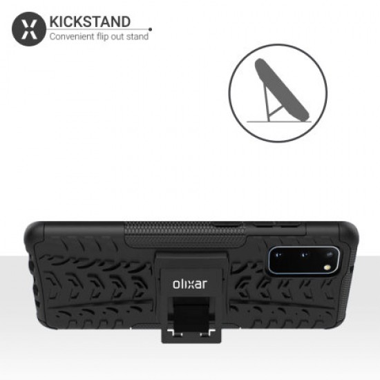 Olixar ArmourDillo Samsung Galaxy S20 Protective Case - Black