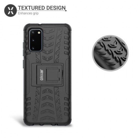 Olixar ArmourDillo Samsung Galaxy S20 Protective Case - Black