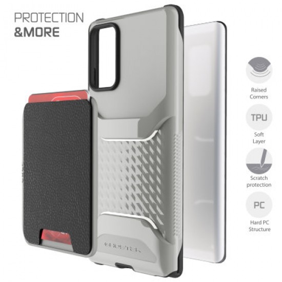 Ghostek Exec 4 Samsung Galaxy Note 20 Wallet Case - Grey