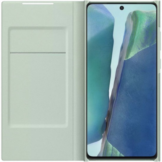 Official Samsung Galaxy Note 20 LED View Cover Case - Mystic Green