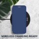 Olixar Soft Silicone iPhone 12 Wallet Case - Midnight Blue