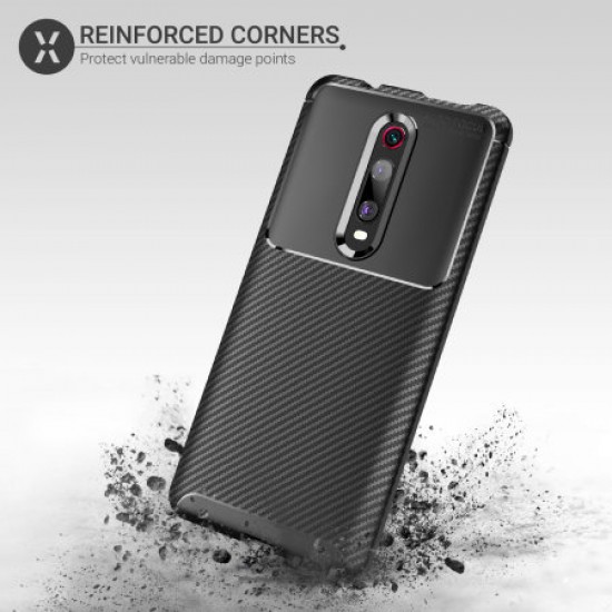 Olixar Carbon Fibre Xiaomi Redmi K20 Pro Case - Black