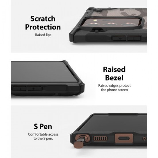 Ringke Fusion X Design Samsung Galaxy Note 20 Ultra - Camo Black