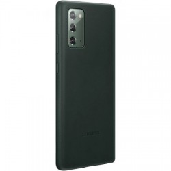 Official Samsung Galaxy Note 20 5G Leather Cover Case - Green