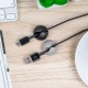 Olixar Adhesive Universal Cable Management Guide Clips - 6 Pack