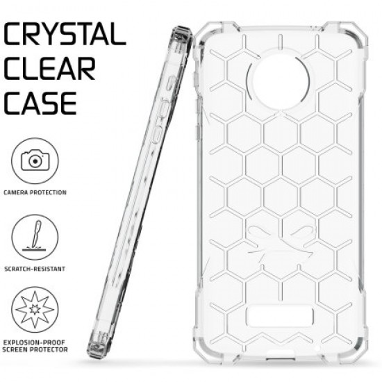 Ghostek Covert Motorola Moto Z Force Bumper Case - Clear