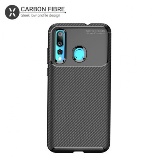 Olixar Carbon Fibre Huawei Nova 4 Case - Black
