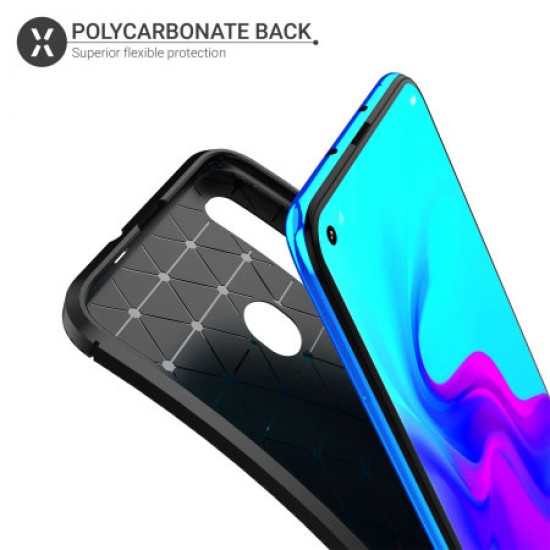 Olixar Carbon Fibre Huawei Nova 4 Case - Black