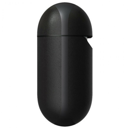 Nomad Airpods 1 / 2 Genuine Leather Case With LED Indicator - Black