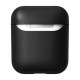 Nomad Airpods 1 / 2 Genuine Leather Case With LED Indicator - Black