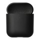 Nomad Airpods 1 / 2 Genuine Leather Case With LED Indicator - Black